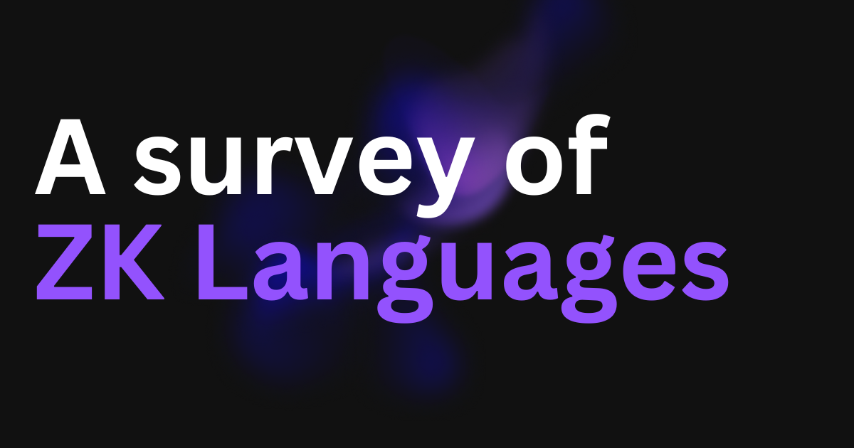 A survey of ZK Languages